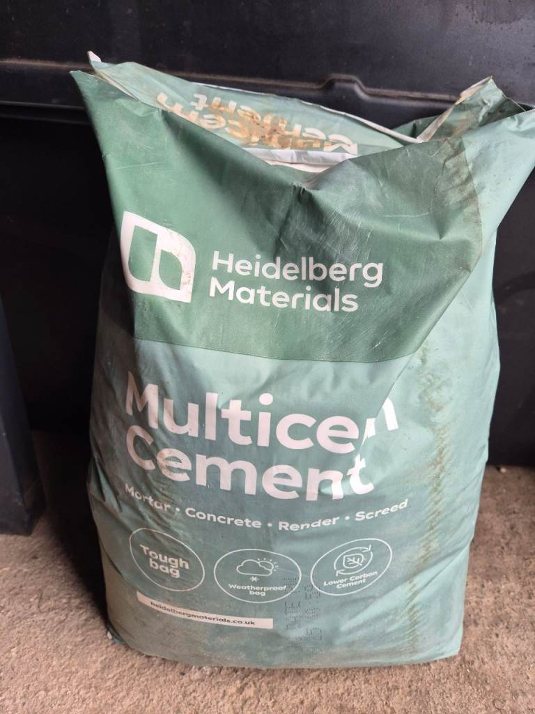 Heidelberg Multicem Cement Bag - New, Unopened
