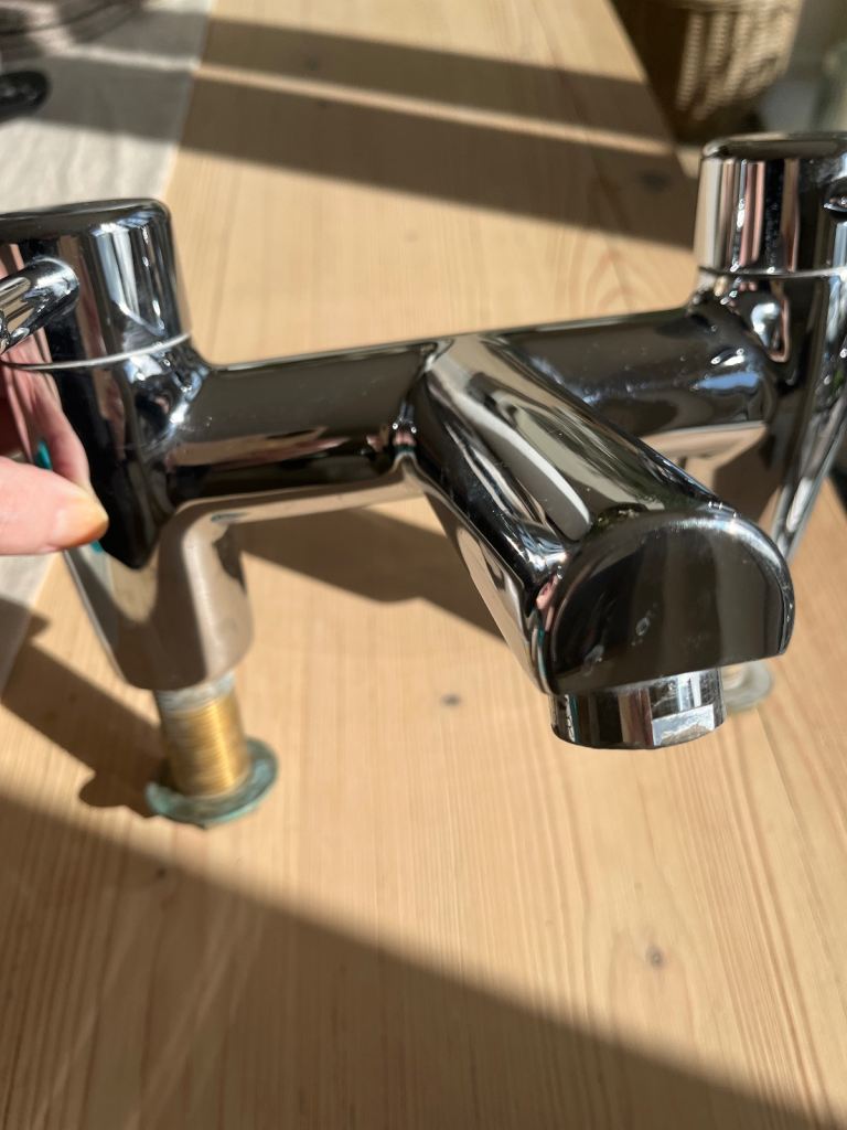 image for Chrome bath mixer taps. 