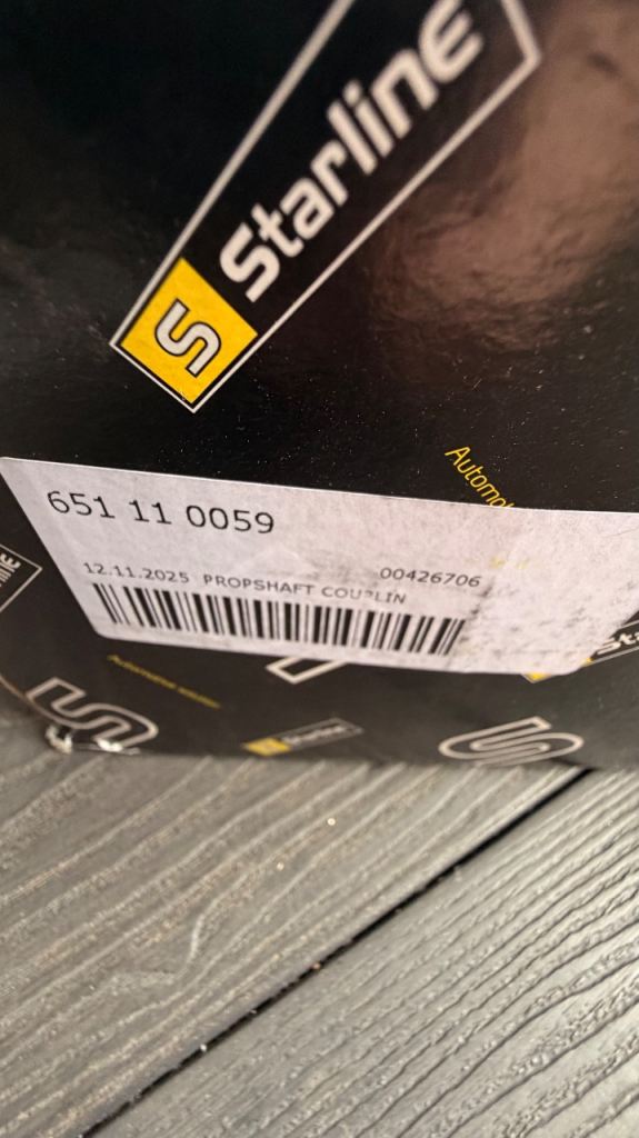 Starline Propshaft Coupling 651110039