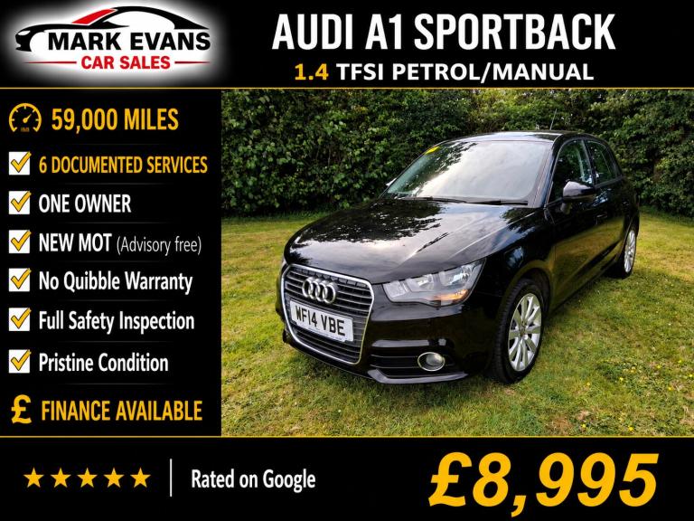 2014 Audi A1 1.4 TFSI Sport 5dr HATCHBACK Petrol Manual