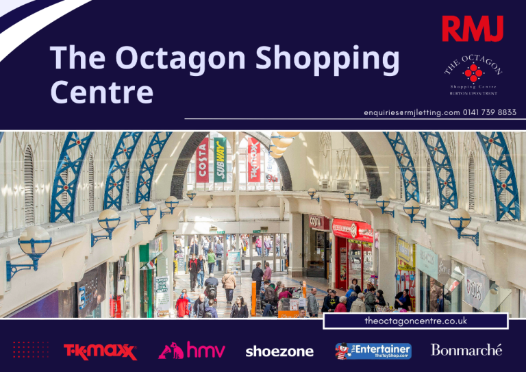 Prime Retail Units to Let – Octagon Shopping Centre, Burton-upon-Trent