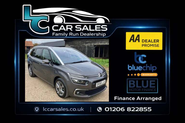 2018 Citroen Grand C4 Picasso 1.5 BlueHDi Flair 7 Seater MPV Diesel Manual