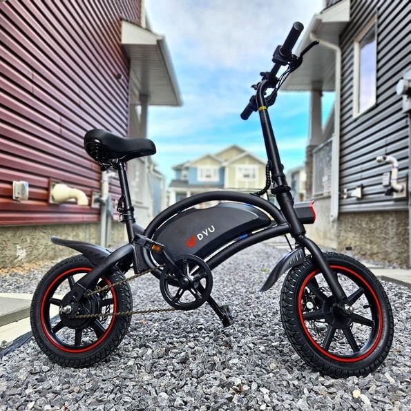 DYU Electric Folding Bike - Black, As Good As New