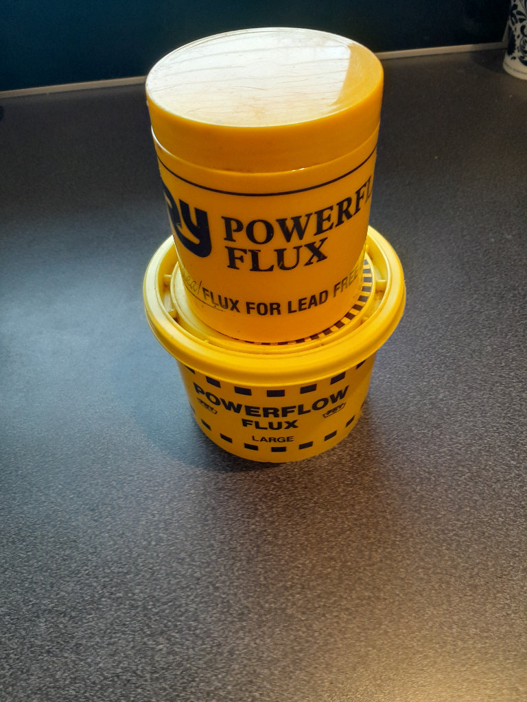 2 x Full Tubs of POWERLOW Flux for Soldering.