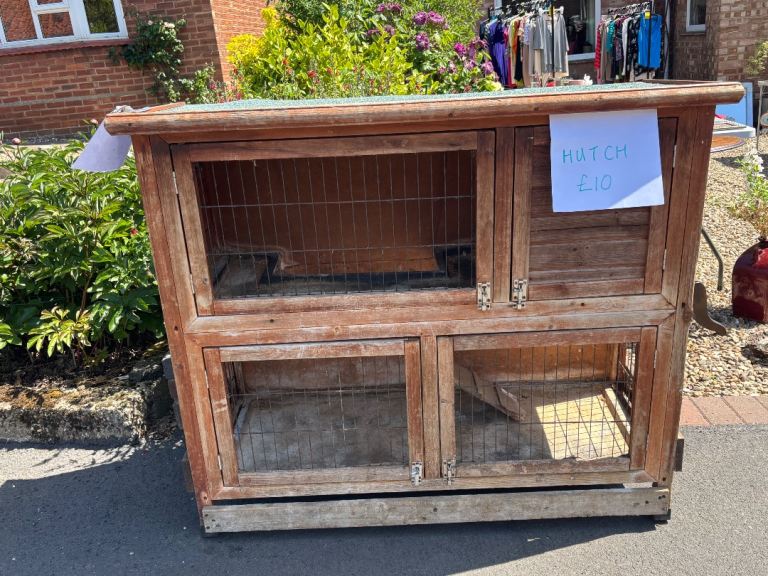 2 tier hutch 