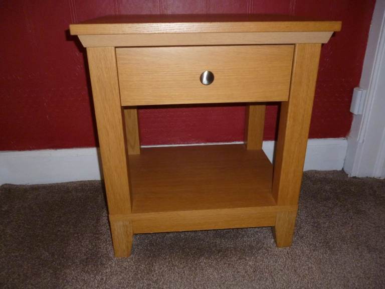 Small table with drawer.