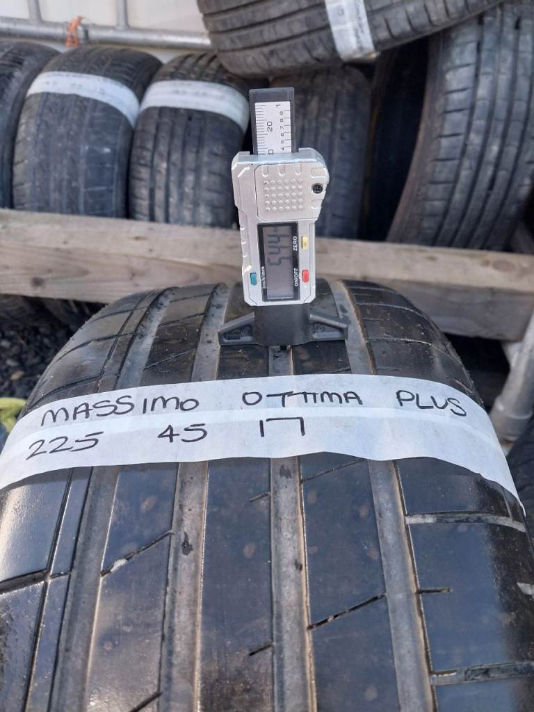 Part worn tyres Massimo Ottima Plus 225 45 17 - set of 2