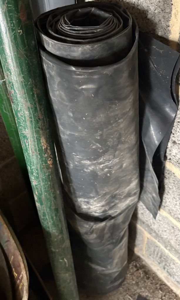 Visqueen plastic sheeting £12.00