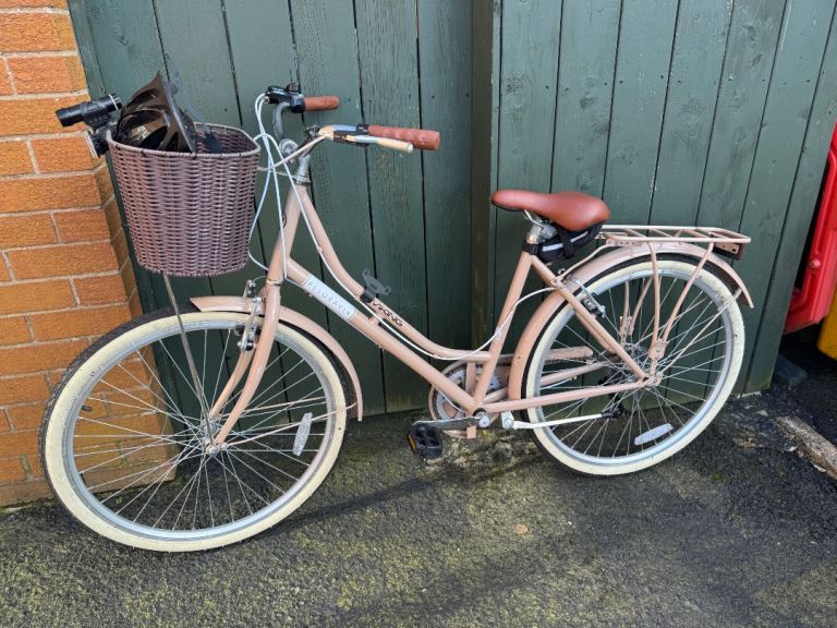 Viking Belgravia Pink Dutch Style Bike with extras