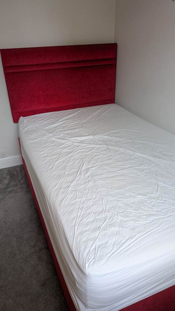 Electric Adjustable small double divan bed