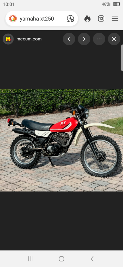 Yamaha xt250 wanted 