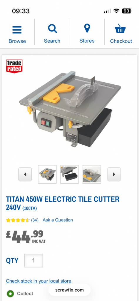 Titan Tile Cutter