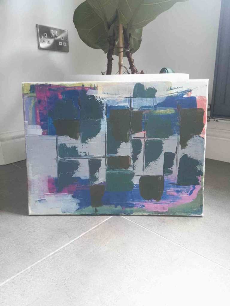 Order In Chaos - Original Abstract Painting On Canvas 40 X 30 Cm