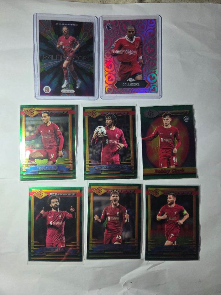 Rare Liverpool FC Card Bundle - Collymore SSP Hit, Salah, Trent, Van Dijk
