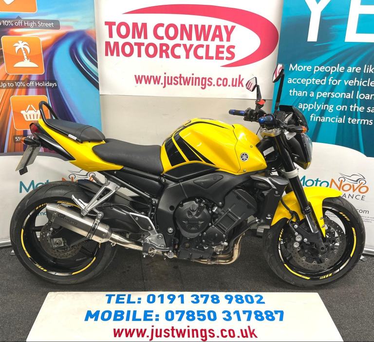 YAMAHA FZ1N, 2007(57), 30,774 MILES, GR MOTO SILENCER, LOVELY BIKE, £2995
