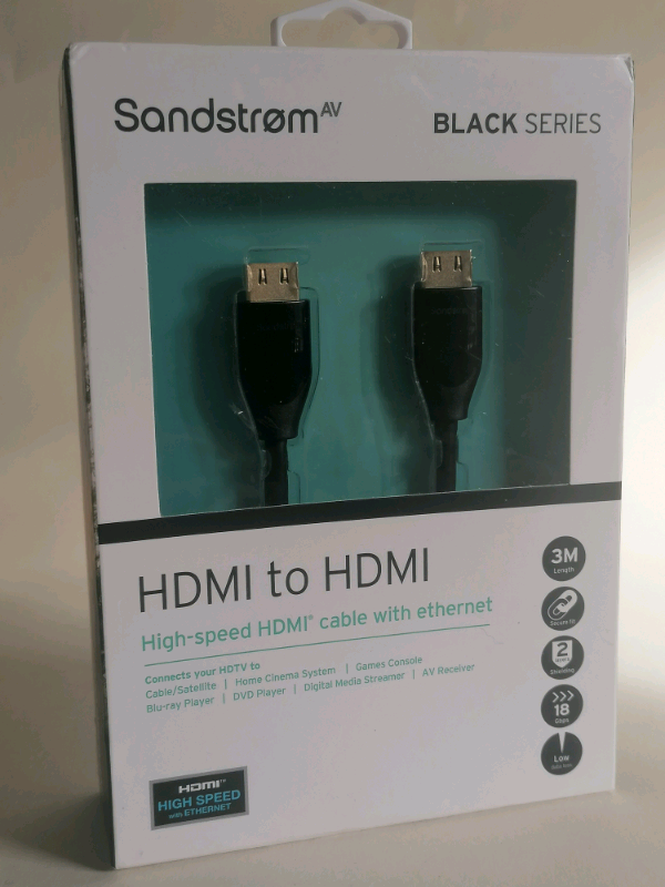   Brand new, High speed HDMI  cable with ethernet