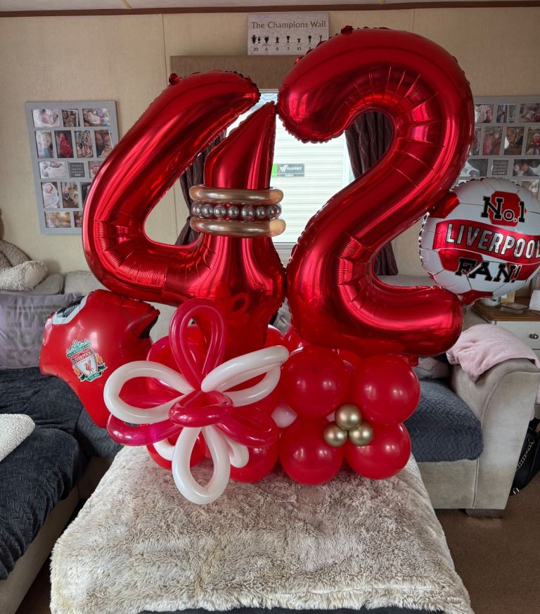 Custom Number Balloon Stacks 🎈 Any Theme Available