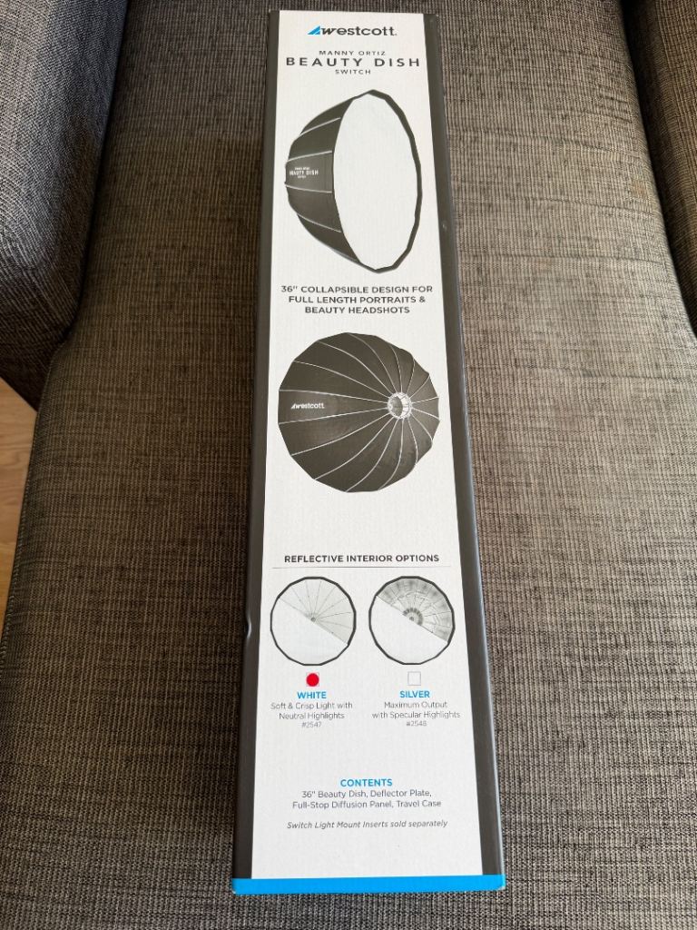 Westcott Beauty Dish Switch by Many Ortiz 36inch White