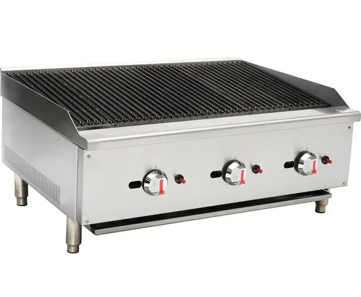 Commercial charcoal gas grill char boiler griddle kebab shush restaurant top quality 