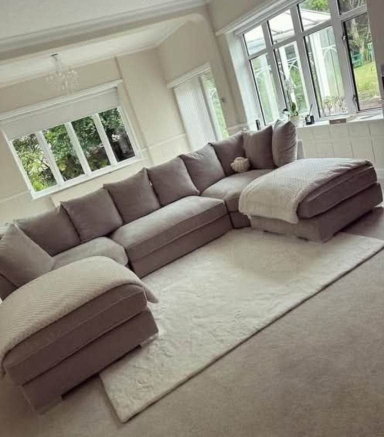 Factory Direct Bishop U Shape Corner Sofa Bed | Free Delivery