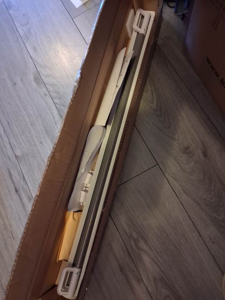 image for Retractable  Dog Gate Grey