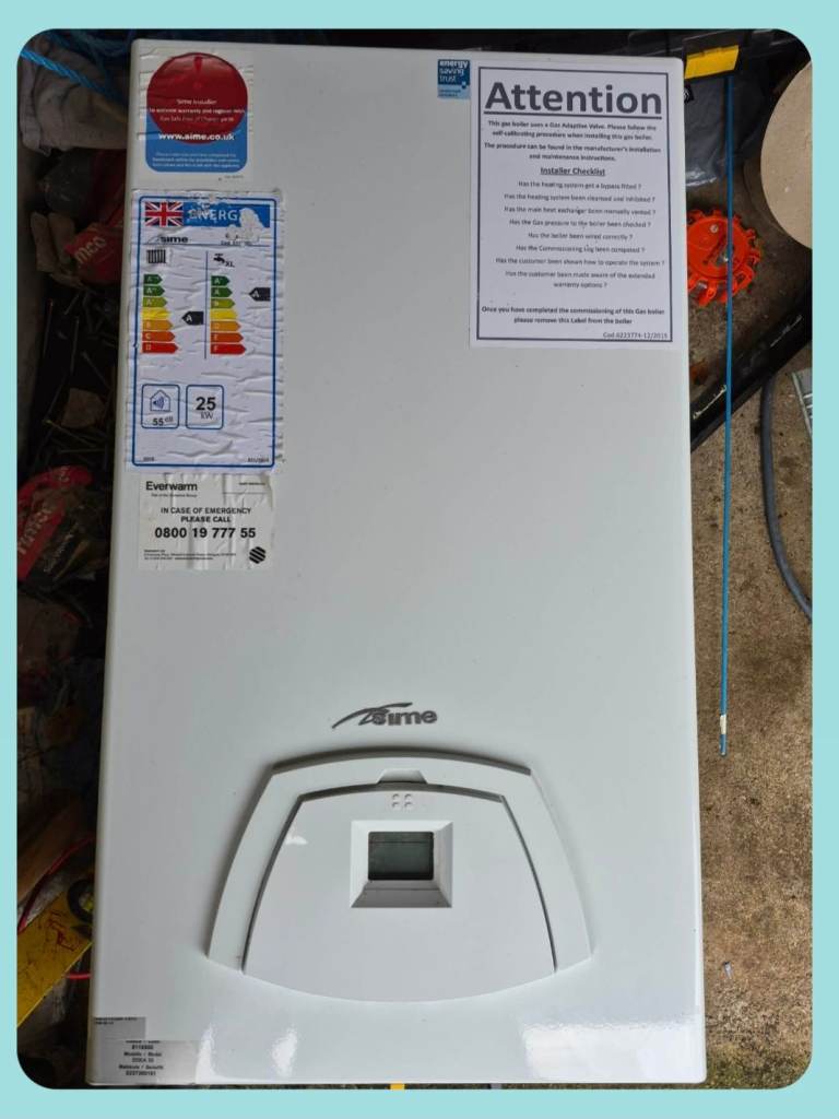 Sime Boiler – Good Condition, with Manual & Programmer