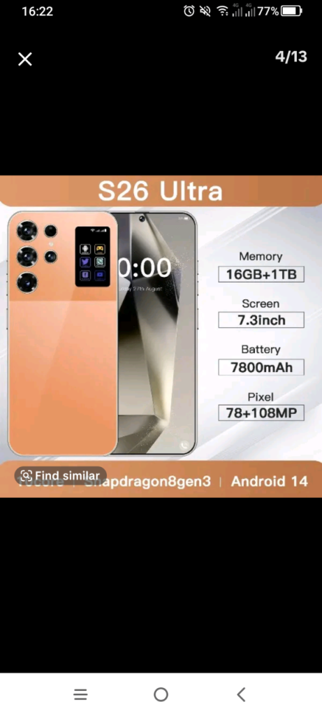TikTok S26 ultra phone