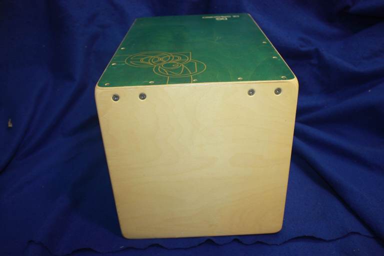DG De Gregorio Chanela Series Wooden Cajon ~ Green ~ Great Condition ~ £120 ono