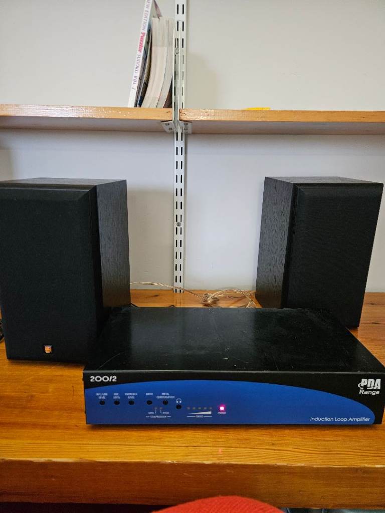 PDA Range 200/2 Induction Loop Amplifier with Speakers