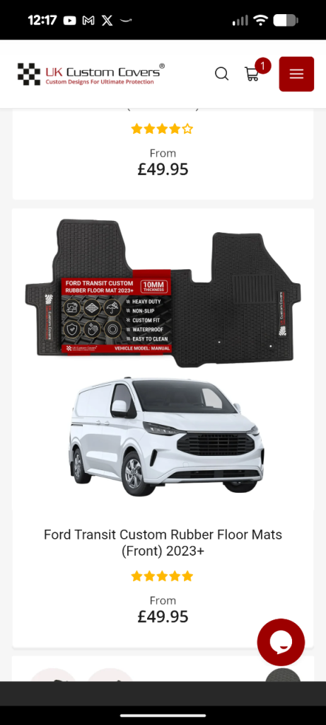 2023+ Ford custom floor mat. New collection Hilton derby