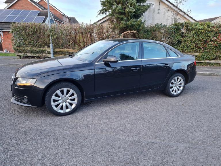 Diesel Gleaming Jet Black Diesel 2009 Audi A4 Se TDI  1968cc Diesel 120 Bhp Six Speed Gearbox 