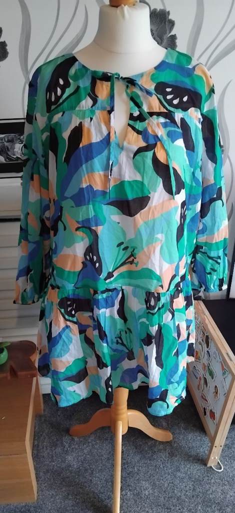 Seafolly Dress Lined Size 16/XL 100% Cotton