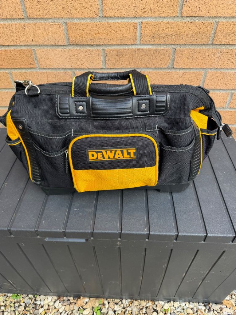 DeWalt Tool Bag – Black and Yellow, Good Condition
