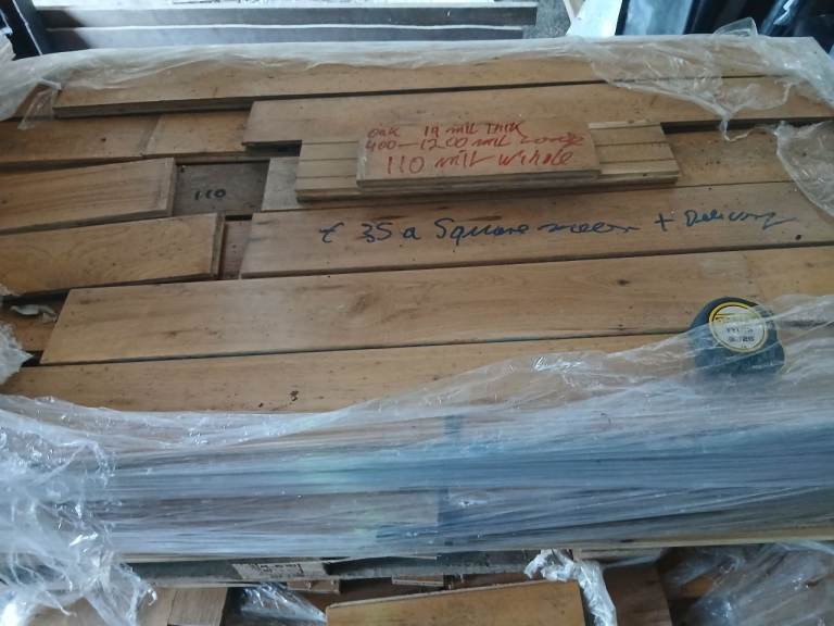  reclimed   solid oak  flooring