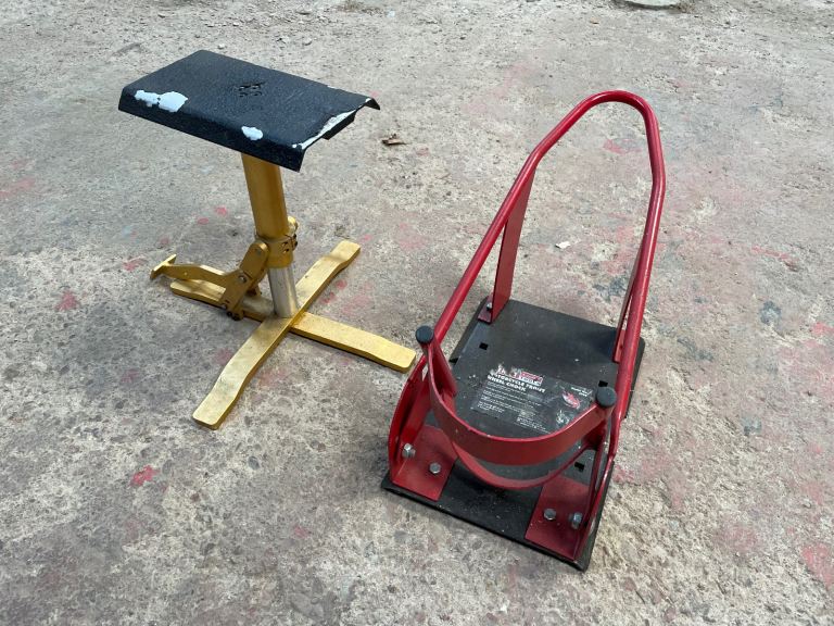 Motorbike stands 