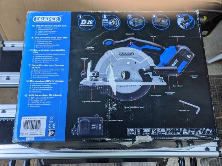 Draper D20 circular saw
