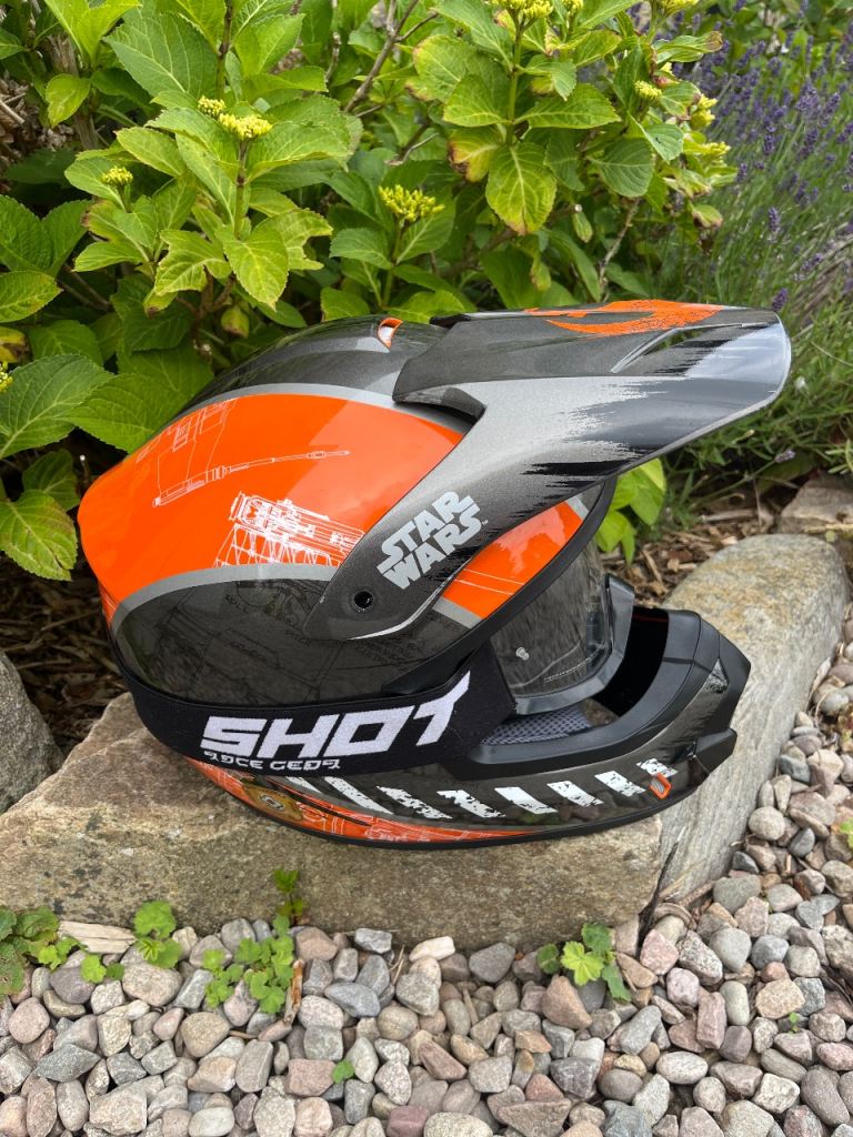 StarWars motorbike helmet, size S, certified 