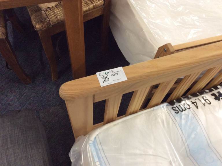 Single wooden bed frame with drawers #63278 £100