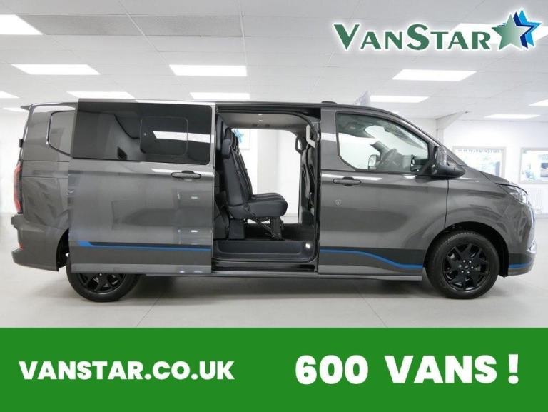 74 FORD TRANSIT CUSTOM 320 2.5 PHEV 230 BHP L2 LONG SPORT AUTO CREWCAB 5 SEATER