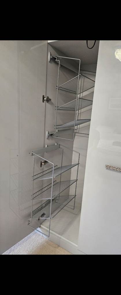 Wardrobe sliding shoe storage