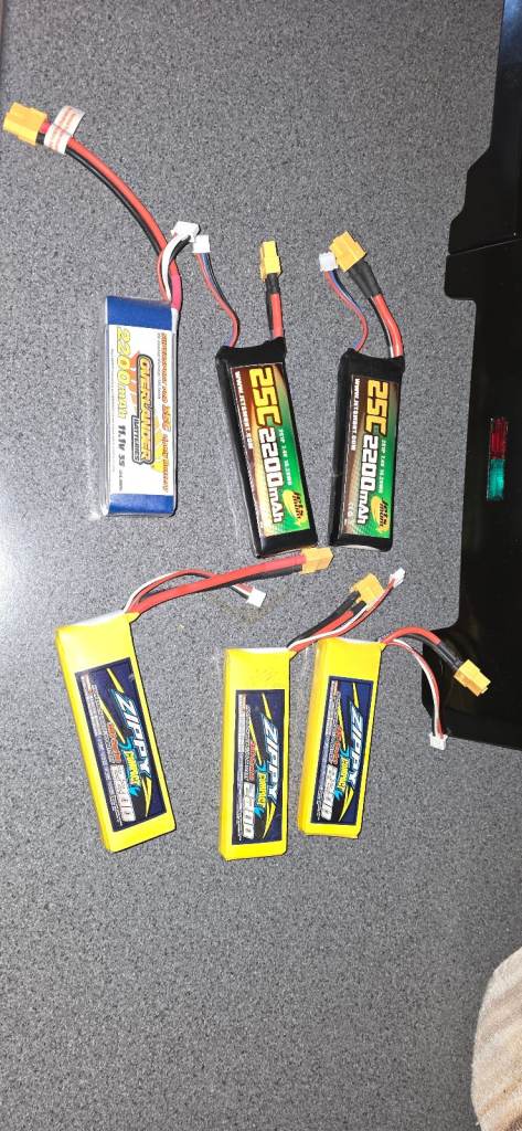 2200 mah. Outlander battery is brand new.