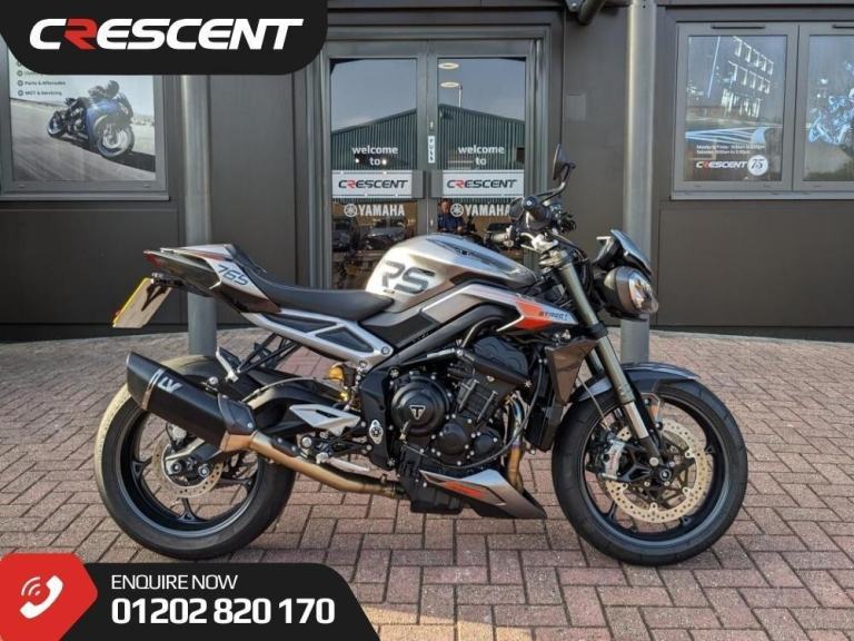TRIUMPH STREET TRIPLE 765 RS 2023 - LEOVINCE EXHAUST SYSTEM - EVOTECH - 3 STAMPS