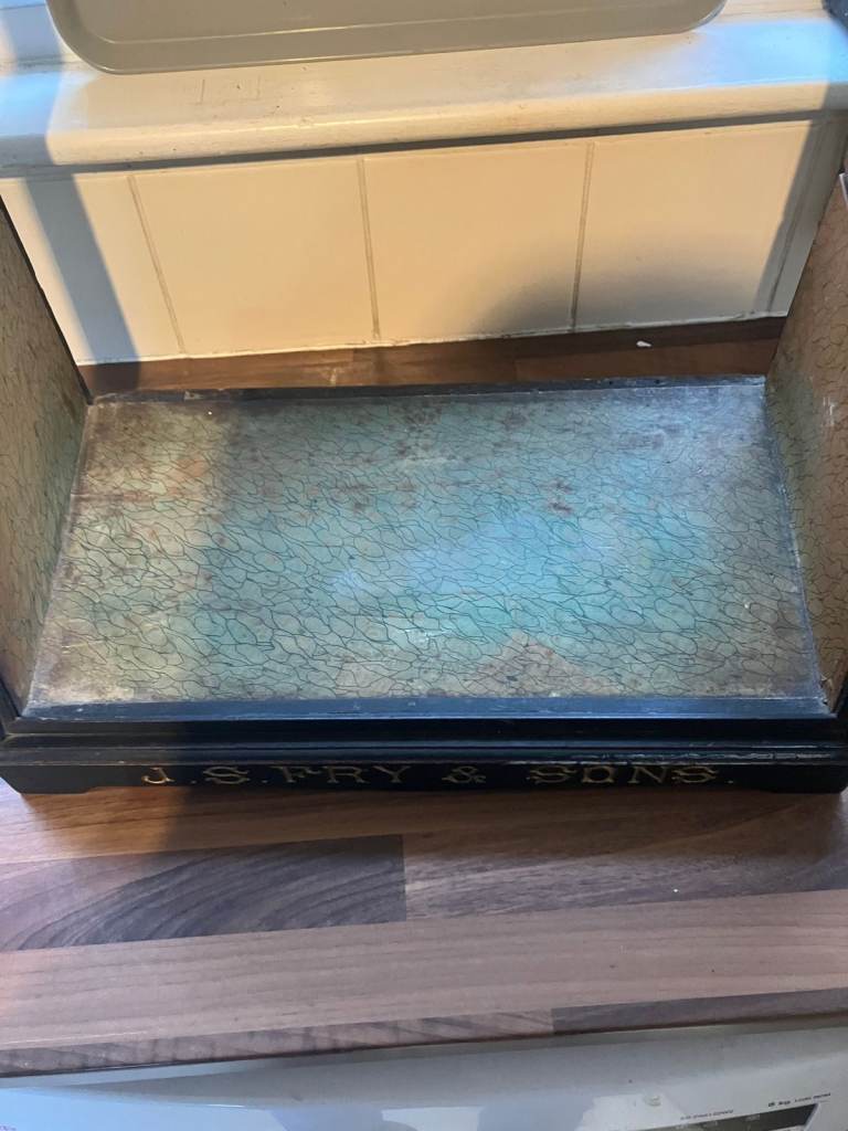 Fry's Victorian Antique Chocolate Display Cabinet (For Restoration) 