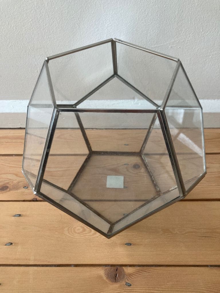 Hexagonal Glass Terrarium