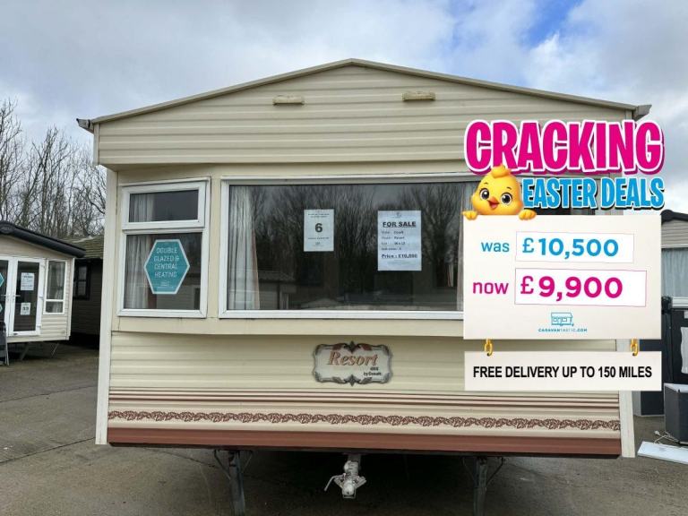 2 Bed Static Caravan - DG, CH, New Carpet - Offsite for Own Land / Self Build 