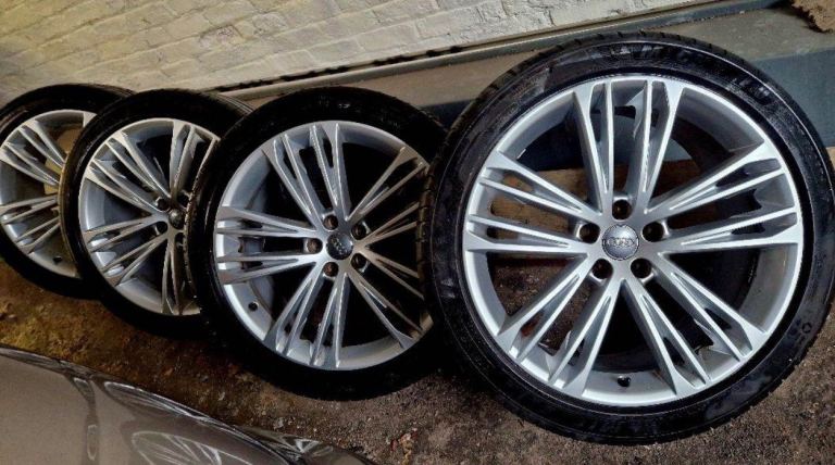 20 inch Original Audi alloy wheels Michelin Tyres A5 A6 A7 