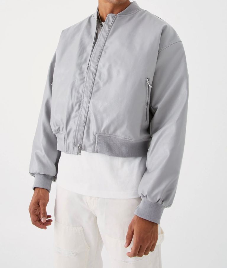 Mens Padded Bomber Jacket
