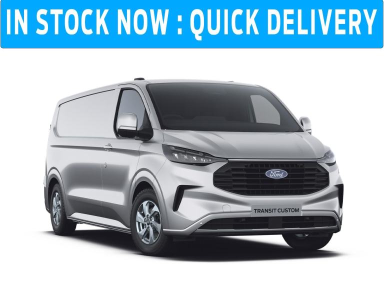 BRAND NEW Ford Transit Custom 320L2 H1 Limited 2.0L 136PS 6 Spd Moondust Silver