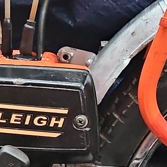 Raleigh Chopper mk2 powered by honda nc50