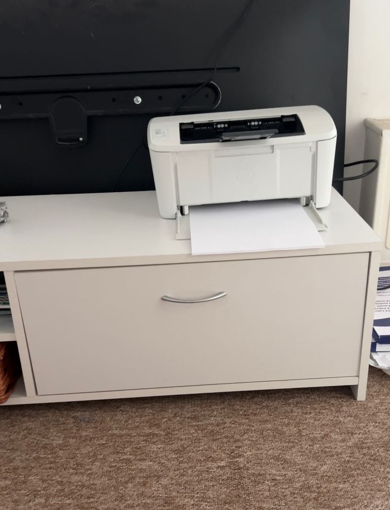 Argos Home Squares 1 Drawer TV Unit - White RRP: £65